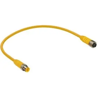 Preisreduziert Sensor-Aktor Kabel, M12-Kabelstecker, gerade auf M12-Kabeldose, gerade, 5-polig, 2 m, PUR, gelb, 4 A, 83874