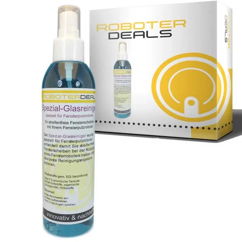 Reinigungslösung, Glasreiniger für Ecovacs Winbot Fensterputzroboter Finale Aktion