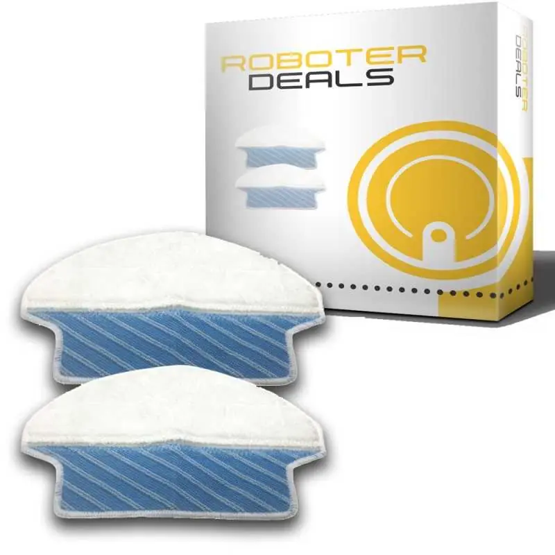 Letzte Chance Mikrofaserpad (2 Stück) für Ecovacs Deebot N78, N79, M80, M81, R95, R96, R98, D900