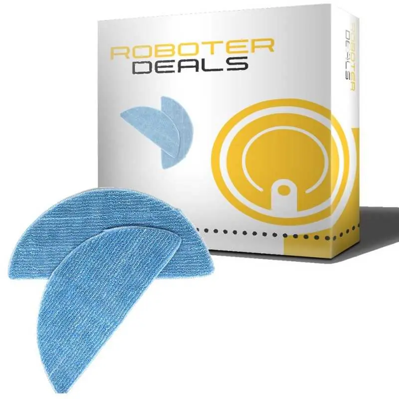 Mikrofaserpad, Ersatz-Wischtuch (2 Stück) ILIFE u. ZACO V5s Pro und V5x Meistverkauft