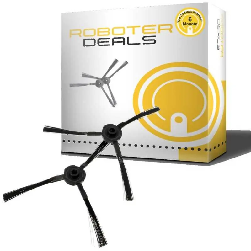 Seitenbürsten, Ersatzbürsten, Seitenpinsel (2 Stück) für ILIFE, ZACO A4 Modelle Nur Heute