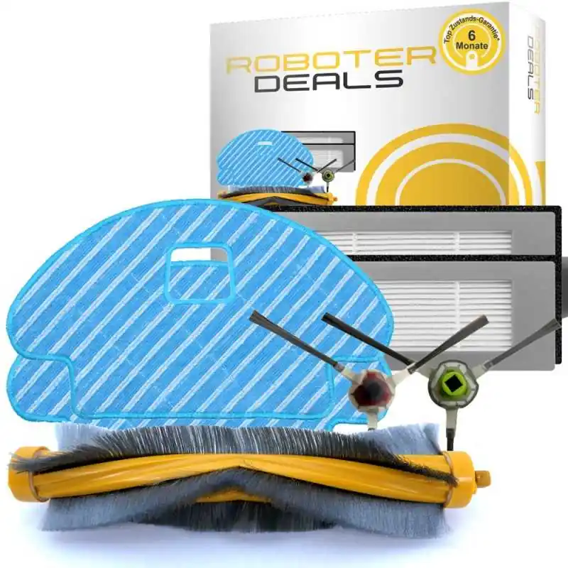 Top-Angebot Zubehör Set (Ersatzteile) für Ecovacs Deebot OZMO 610 (passend DD4G-KTA) (2x Sb, 2x Fi, 1x Hb, 2x Pad)