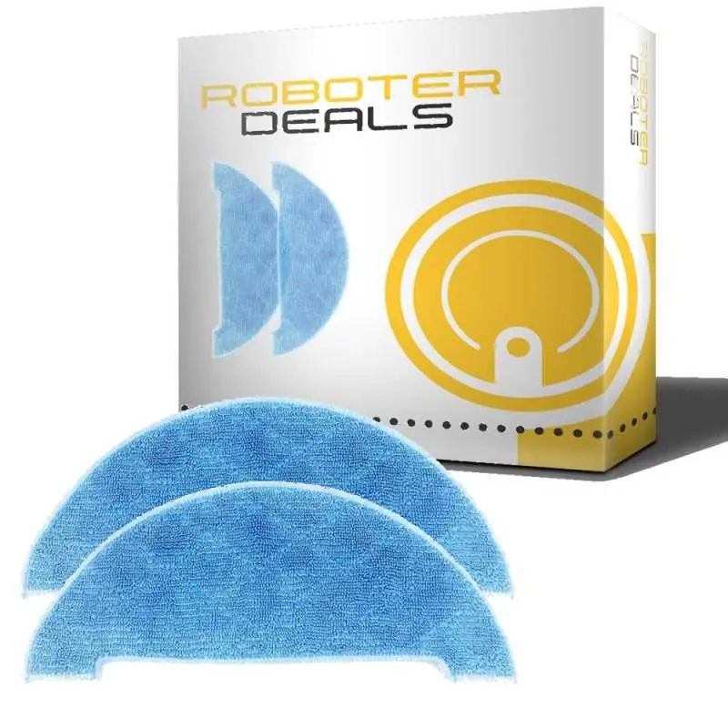 Schnäppchen Mikrofaserpad, Wischpad (2 Stück) für ILIFE u. ZACO V8, V8s, V8s Pro, V80, V85