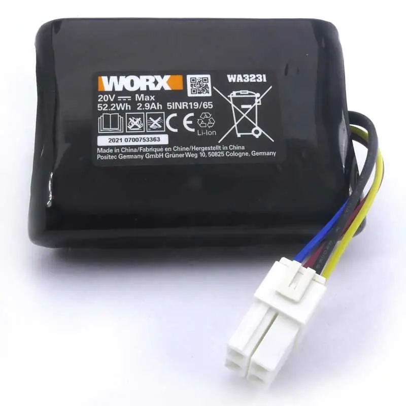 Top-Seller Original Li-ion Akku (2,9 Ah) für Worx Landroid S700i bis Bj. 2018