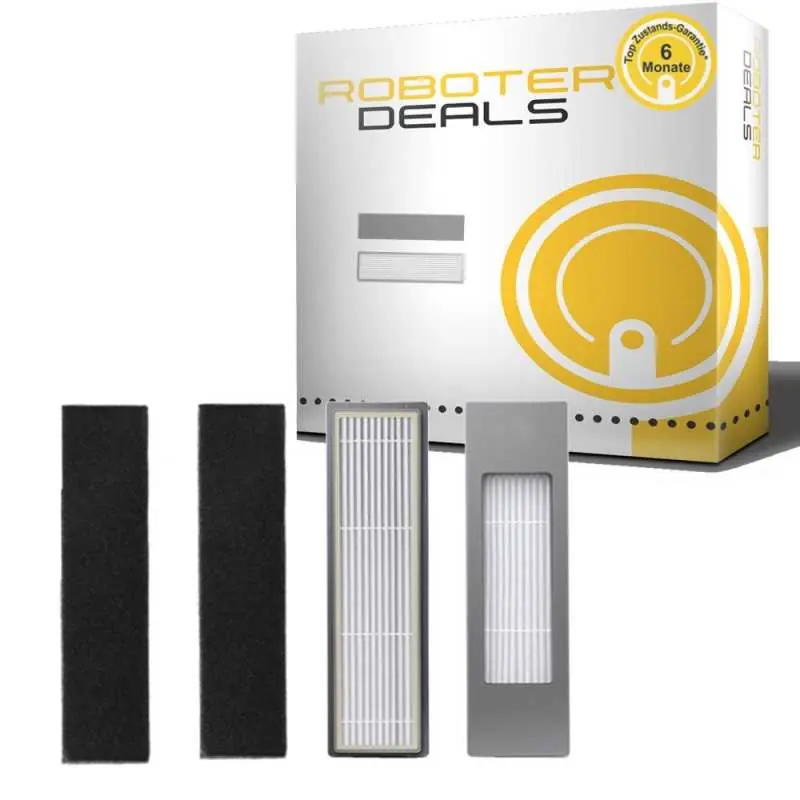 Top-Preis Feinstaub Filter mit Filterschutz (2 Stück) für Ecovacs Deebot OZMO 610