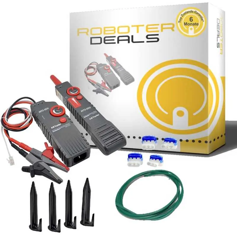 Mega-Angebot Kabelbruchdetektor Premium Set - Bruch im Begrenzungdraht finden und beheben