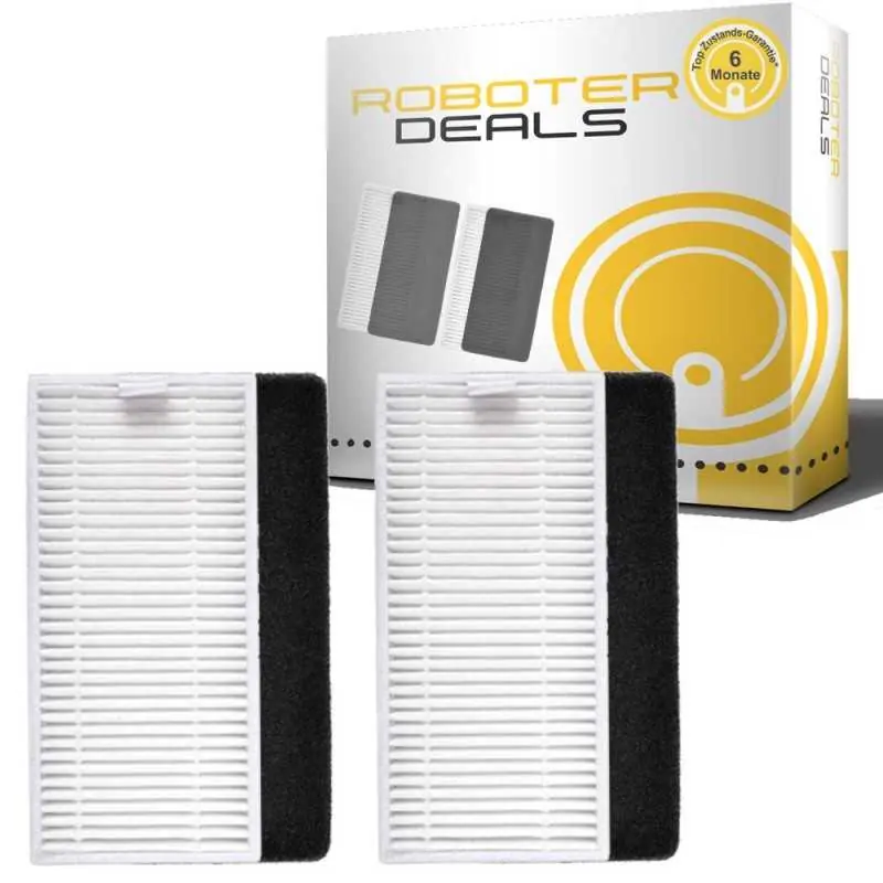 Mega-Angebot Feinstaub Filter, Ersatzfilter (2 Stück) für Ecovacs Deebot 600, 601 und 605