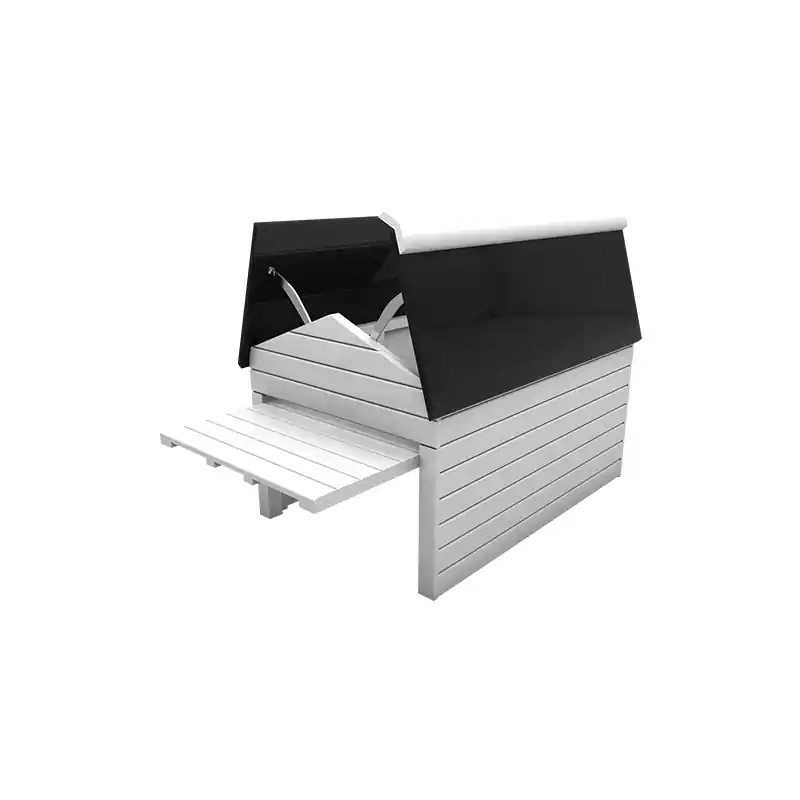 Sonderangebot Echtholz Garage mit automatischen Tor (öffnet u. schließt automatisch)