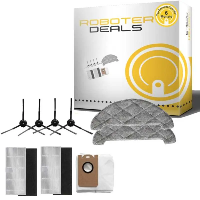 Zubehör Set (Ersatzteile) für Proscenic M7 Pro (2x Filter, 1x Staubbeutel, 2x Pad, 4x Seitenbürste) Preiswert