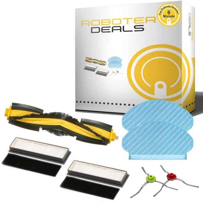 Zubehör Set mit Pads (Ersatzteile) für Ecovacs Deebot OZMO 950, 920 (passend zu DX5G-KTA) - 1x Hb, 2x Fi, 2x Pad, 2x Sb Ausverkauf