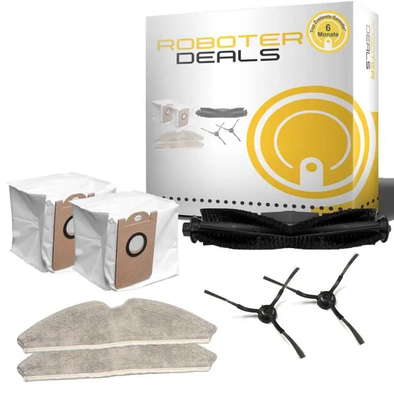 Super-Preis Zubehör Set für Proscenic M7 Pro (1x Hauptbürste, 2x Staubbeutel, 2x Pad, 2x Seitenbürste)