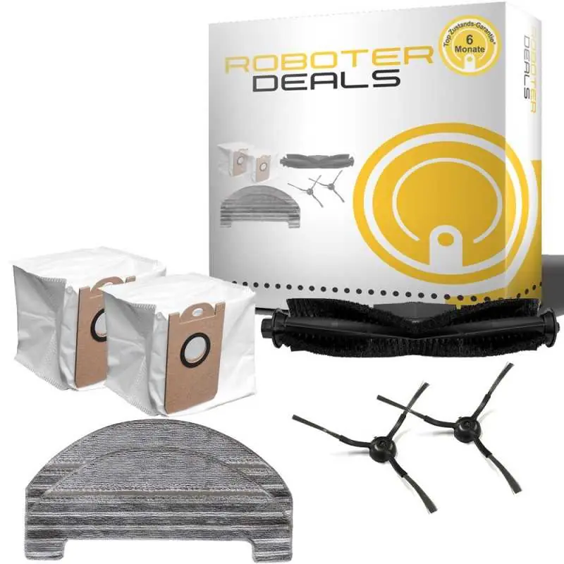 Zubehör Set (Ersatzteile) für Proscenic M8 Pro (1x Hauptbürste, 2x Staubbeutel, 2x Pad, 2x Seitenbürste) Kostenloser Rückversand