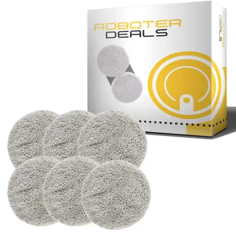 Must-Have Mikrofaserpads (6 Stück) für Hobot 368 und 388 Fensterputzroboter