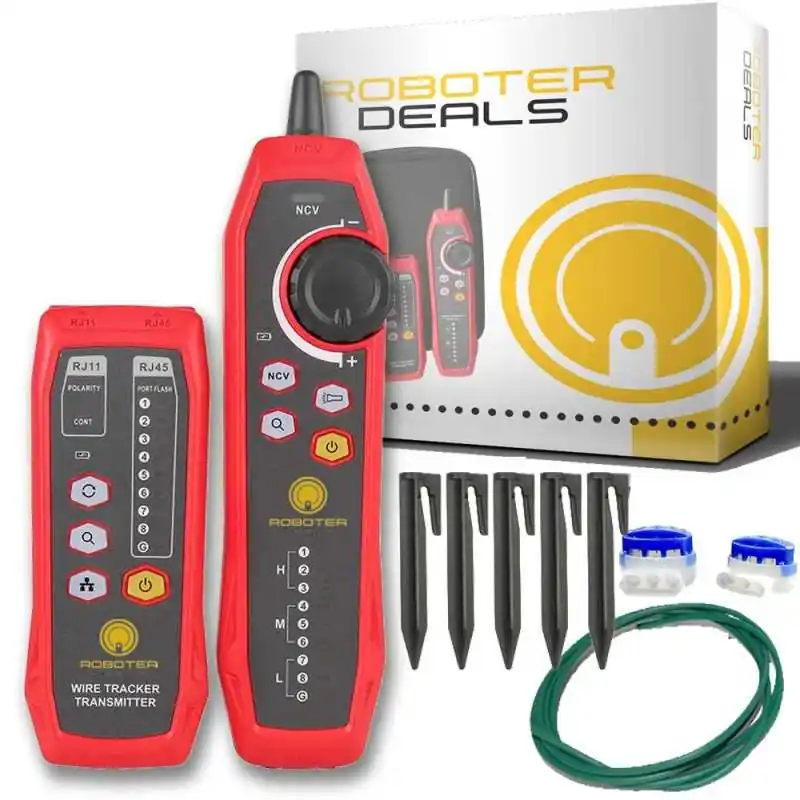 Neu Kabelbruch Detektor für Mähroboter – Profi Red Edition mit Reparaturset