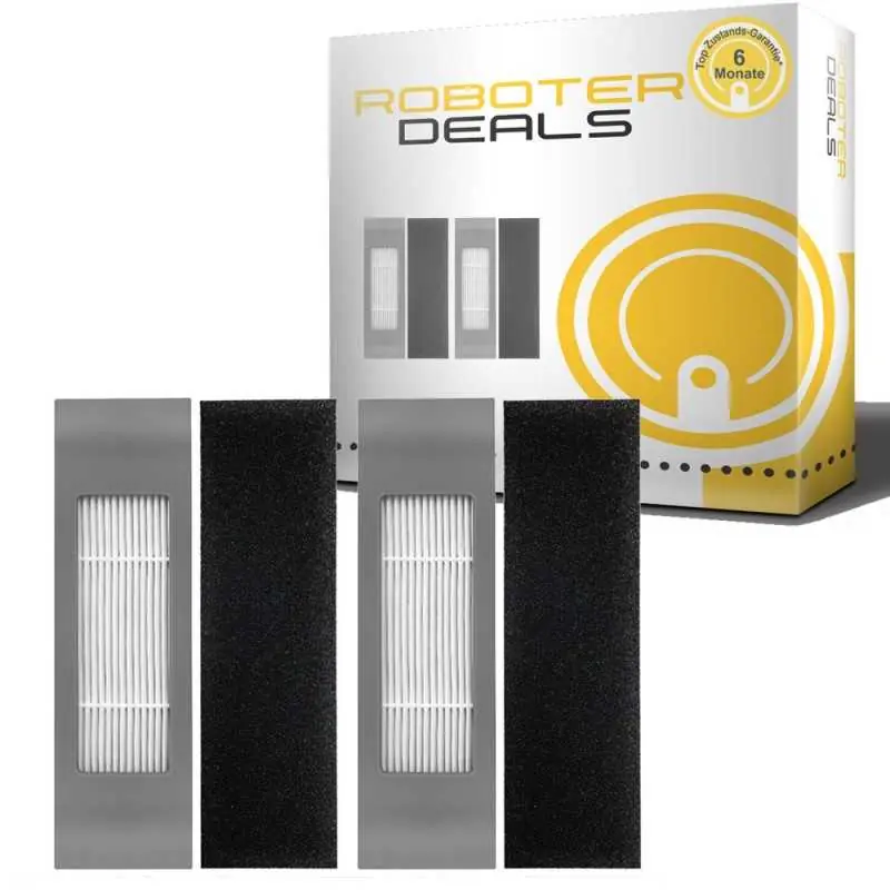 Sonderaktion Feinstaub-Filter mit Filterschutz (2 Stück) für Ecovacs Deebot T9 AIVI