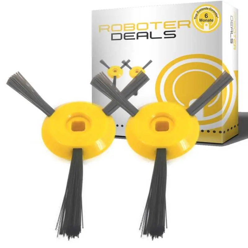 Letzte Chance Seitenbürsten, Ersatzbürsten (2 Stück) für Shark Ion Staubsaugroboter
