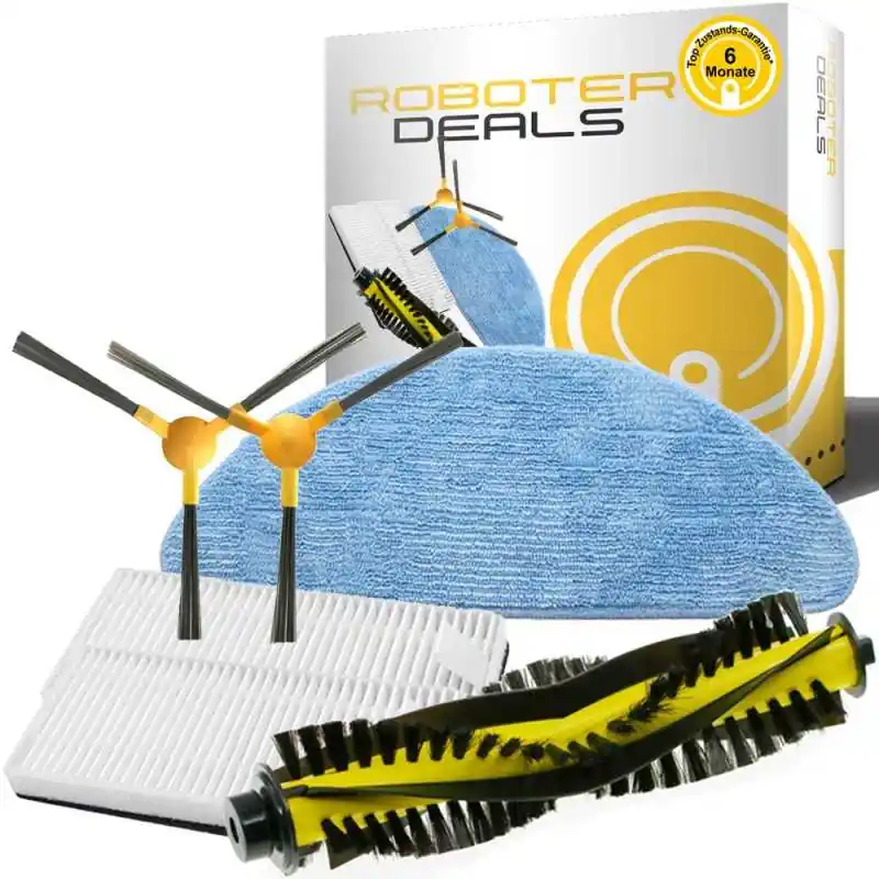 Zubehör-Set für Neatsvor X500 / X520 / X600 (1x Pad, 2x Seitenbürste, 2x Filter, 1x Hauptbürste) Sichere Zahlung