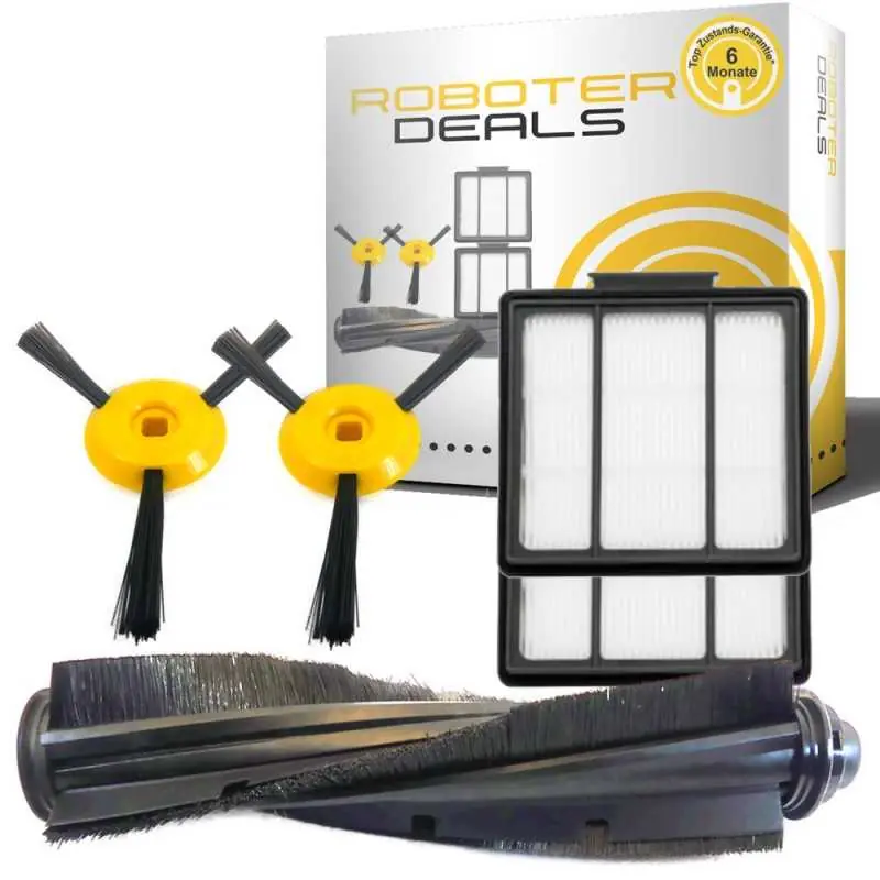 Bestpreis Zubehör Set (Ersatzteile) für Shark Ion (2x Filter, 2x Seitenbürste, 1x Hauptbürste)