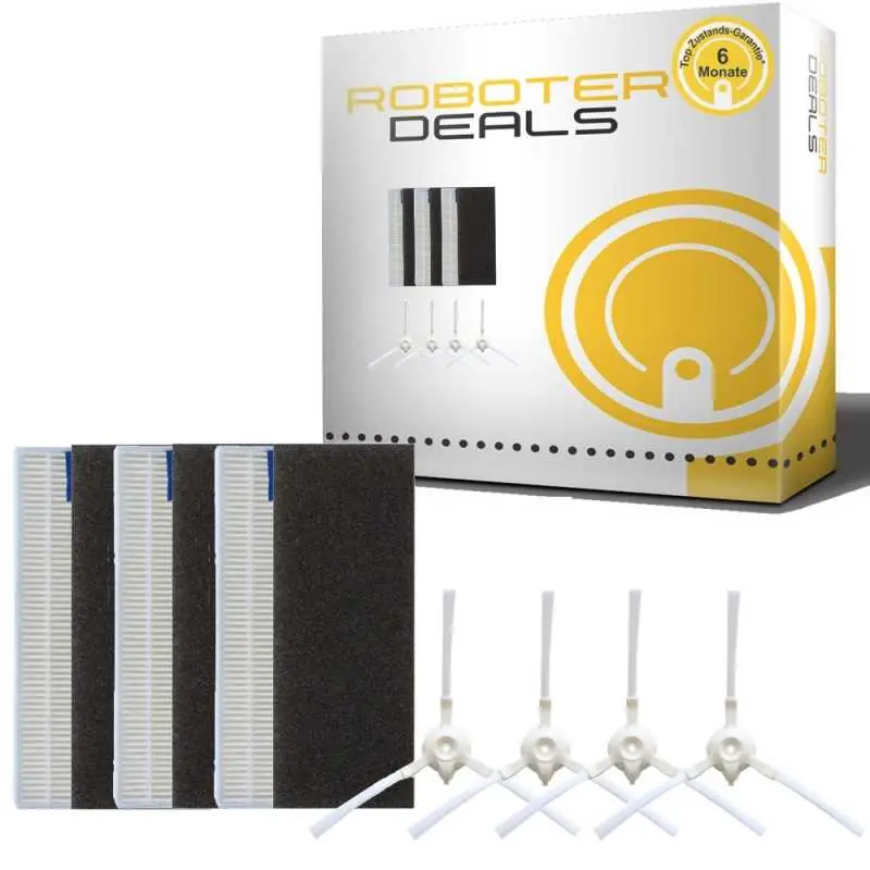 Zubehör Set (Ersatzteile) für Rowenta Smart Force Essential u. Smart Force Essential Aqua (3x Filter, 4 x Seitenbürste) Beliebt