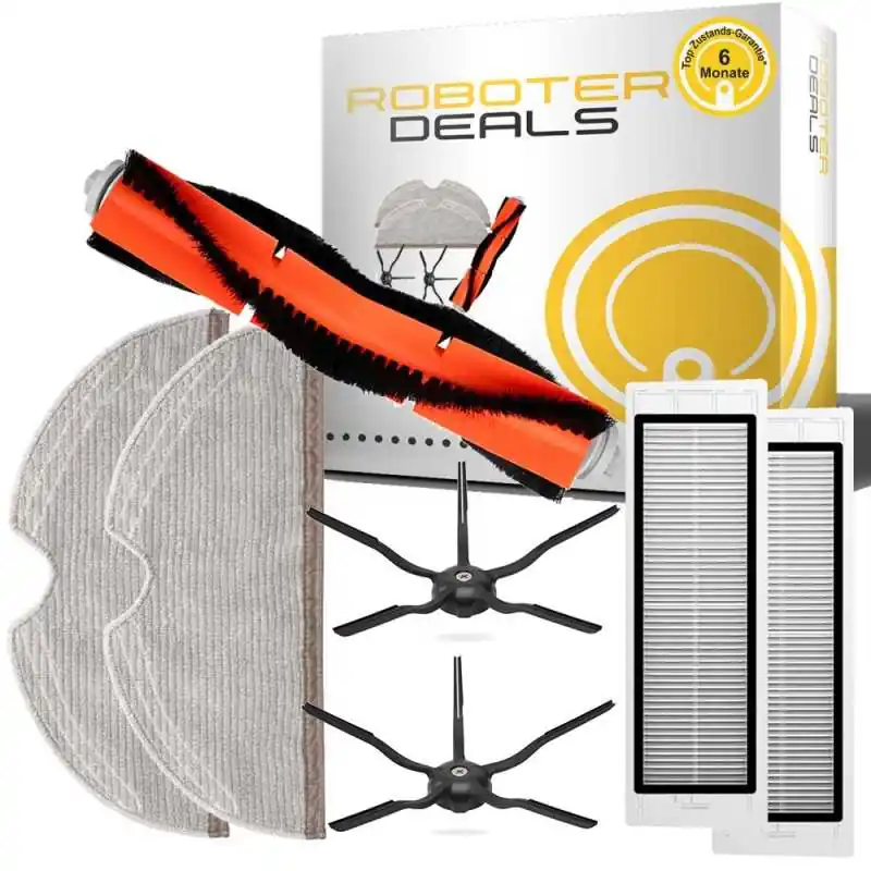 Zubehör Set für Roborock S5 / S50 / S55 / S5 Max – Filter Bürsten Wischpads (7 Teile) Gratis Versand
