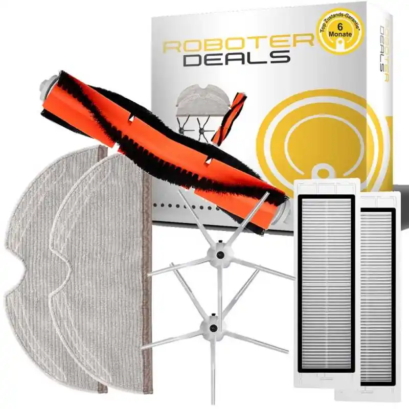 Zubehör Set für Roborock S6 / S6 MaxV / S6 Pure – Filter Bürsten Wischpads (7 Teile) Preis Gesenkt