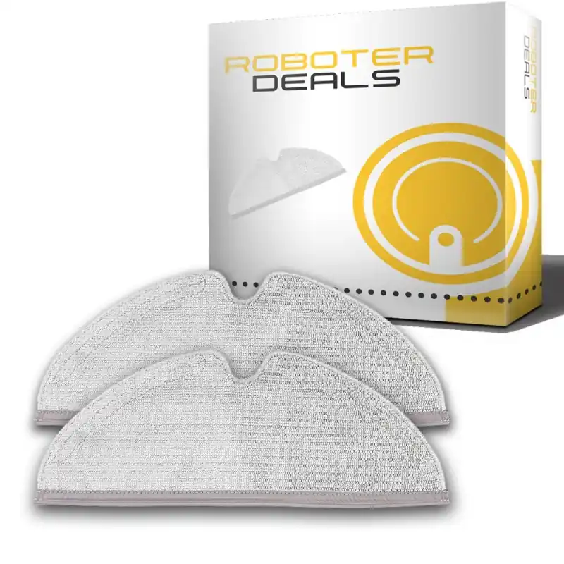 Kostenloser Rückversand Mikrofaserpad, Wischpad, Ersatztuch (2 Stück) für Xiaowa E25 u. E35 Saugwischer