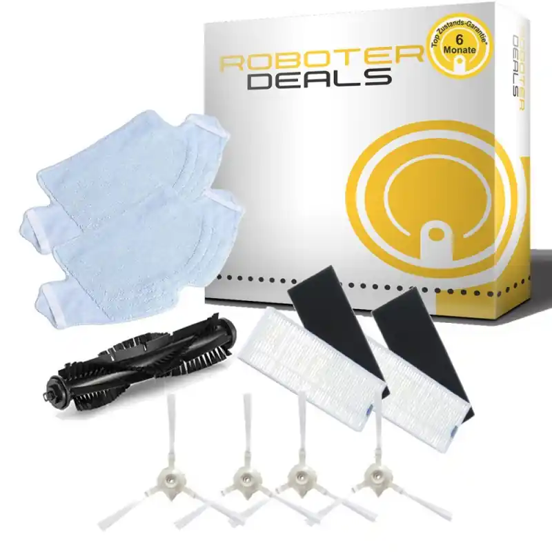 Sichere Zahlung Zubehör Set, Ersatzteile für Rowenta X-PLORER SERIE 75 ANIMAL u. Serie 75 Total Care Connect (2x Pad, 2x Fi, 4x SB, 1x HB)