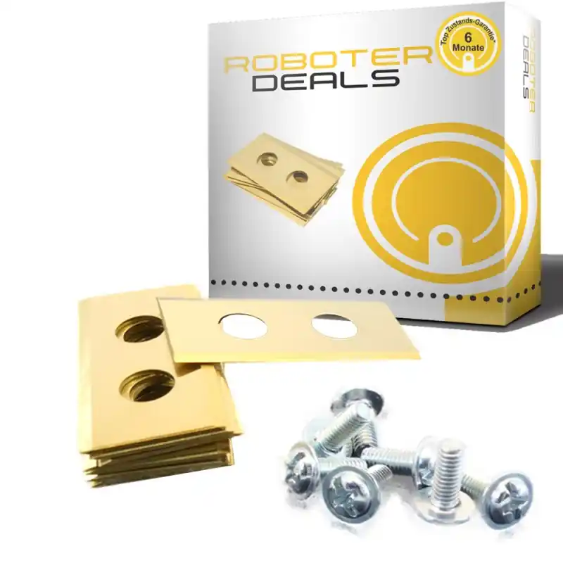 Jetzt Kaufen Titanbeschichtete Edelstahlmesser, Rasier-Klingen, Ersatzmesser (30 Stück) 0,7 mm mit Doppelloch für alle LandXCape Modelle