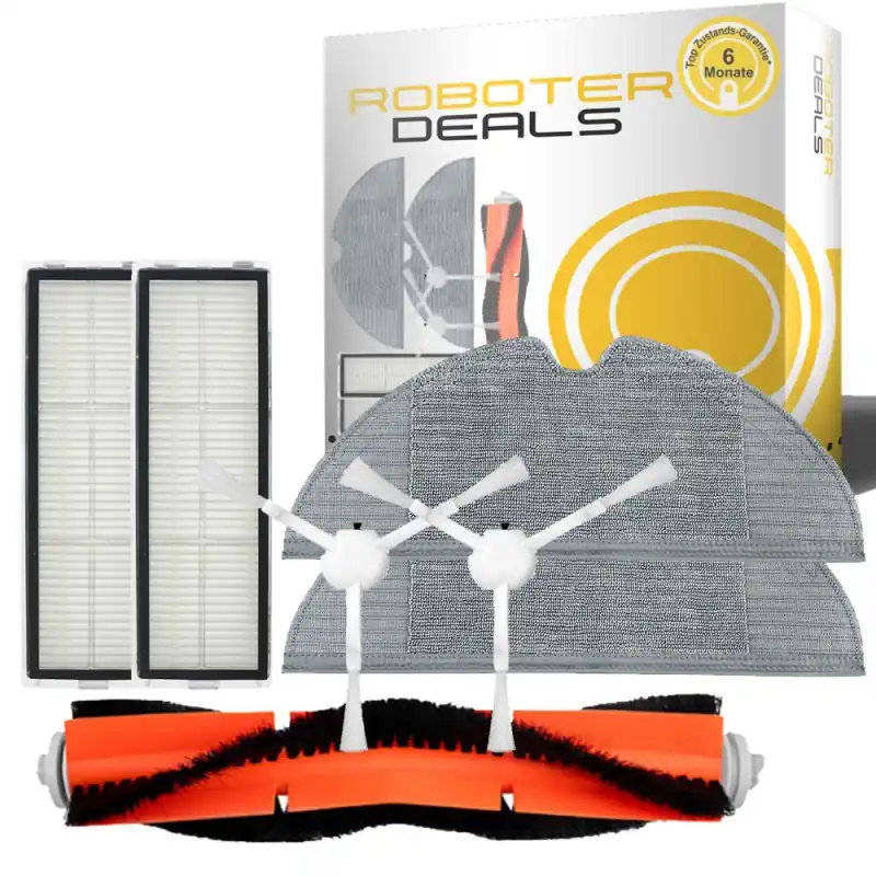 Sale Zubehör Set (Ersatzteile) für Xiaomi Mi Robot Vacuum Mop 2 (Mijia 2C) (STYTJ03ZHM) (1xHB, 2xFi, 2xSB, 2xPad)