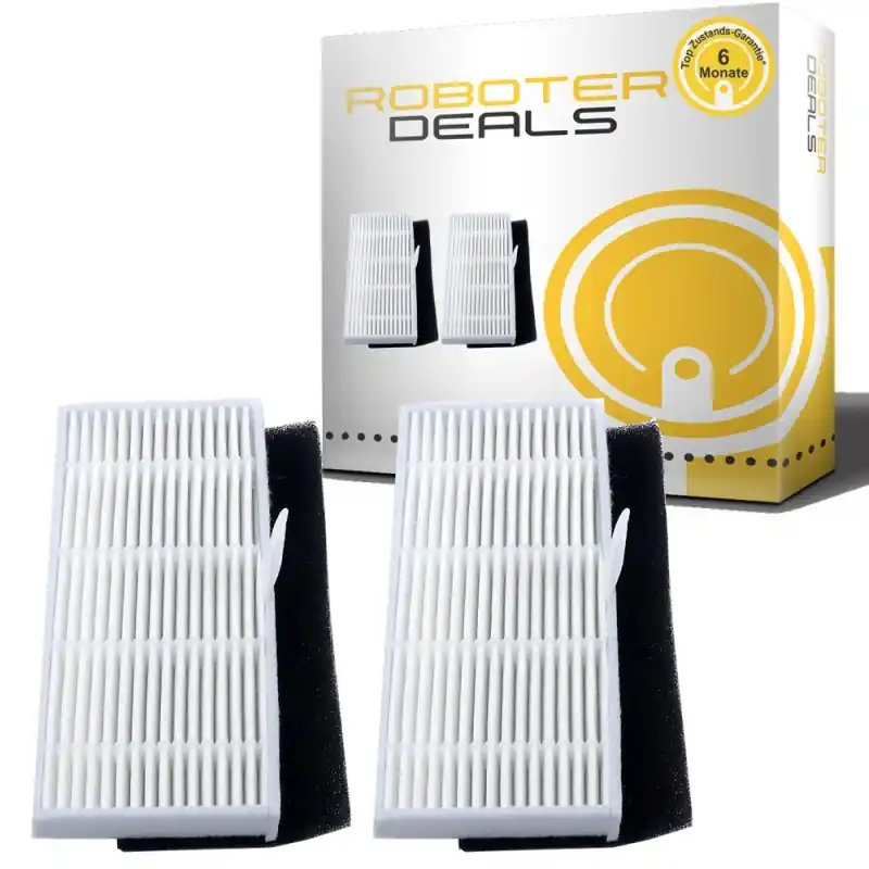 Feinstaub Filter, Ersatzfilter (2 Stück) für Ultenic T10 Staubsaugroboter Kostenfreie Lieferung