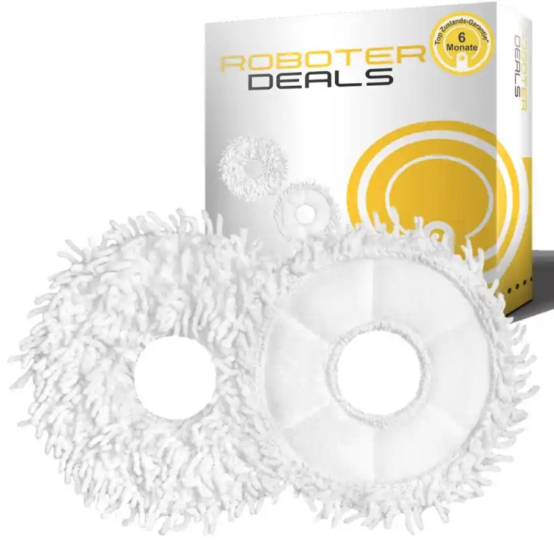 Markenware Wischpads, Mikrofasertücher (2 Stück) für Dreame L10s, L10s Pro