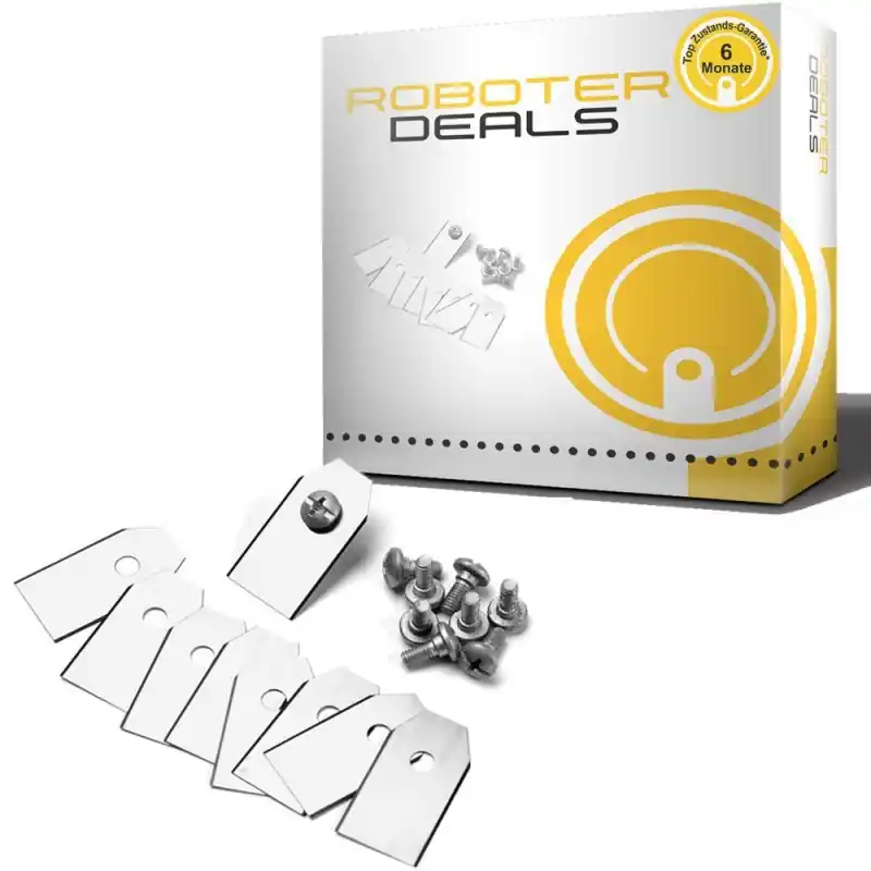 Begrenztes Angebot Sicherheits-Messer, Rasier-Klingen, Ersatzmesser mit Schrauben (15 Stück) für Ecovacs GOAT G1
