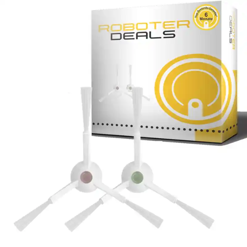 Garantierte Lieferung Seitenbürsten, Ersatzbürsten (2 Stück) für Ecovacs Deebot T20 OMNI, T20e OMNI