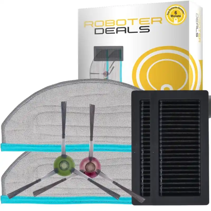 Zubehör Set, Ersatzteile Kit für Yeedi Cube (2x Seitenbürste, 2x Filter, 2x Pad) Meistverkauft