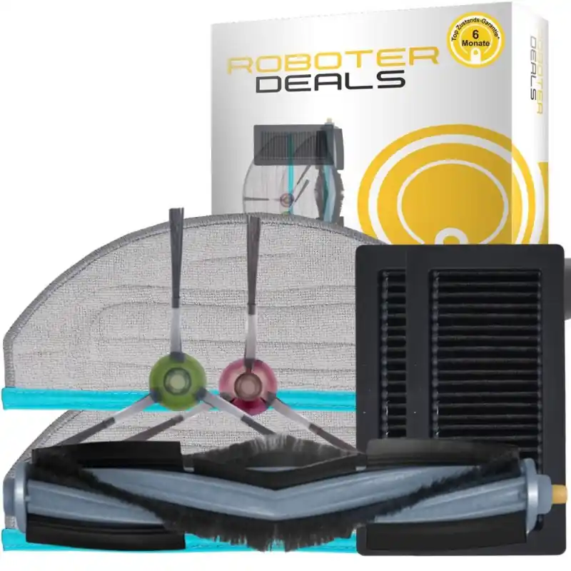 Rabatt Zubehör Set, Ersatzteile Kit für Yeedi Cube (2x Seitenbürste, 2x Filter, 2x Pad, 1x Hauptbürste)