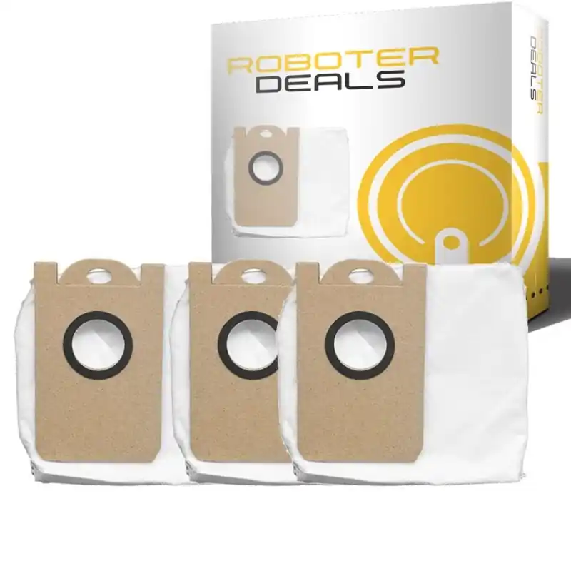 Staubbeutel, Ersatzbeutel, Schmutzbeutel (3 Stück) für Proscenic Floobot X1 mit Absaugstation Zertifiziert