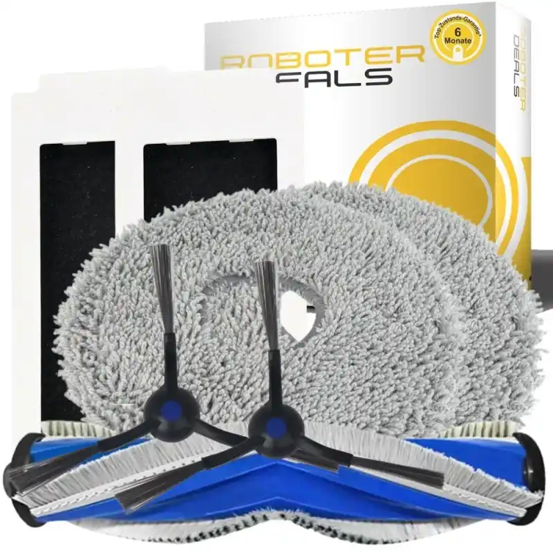 Zubehör Set, Ersatzteile Kit für Ecovacs Deebot T30s, T30s Combo (2x Filter, 2x Seitenbürste, 2x Pad, 1x Hauptbürste) Ausverkauf