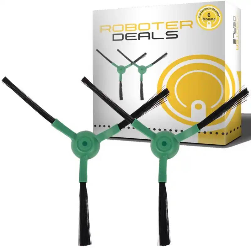 Nur Heute Seitenbürsten, Ersatzbürste, Seitenpinsel für iRobot Roomba Combo Essential, Combo Essential 2