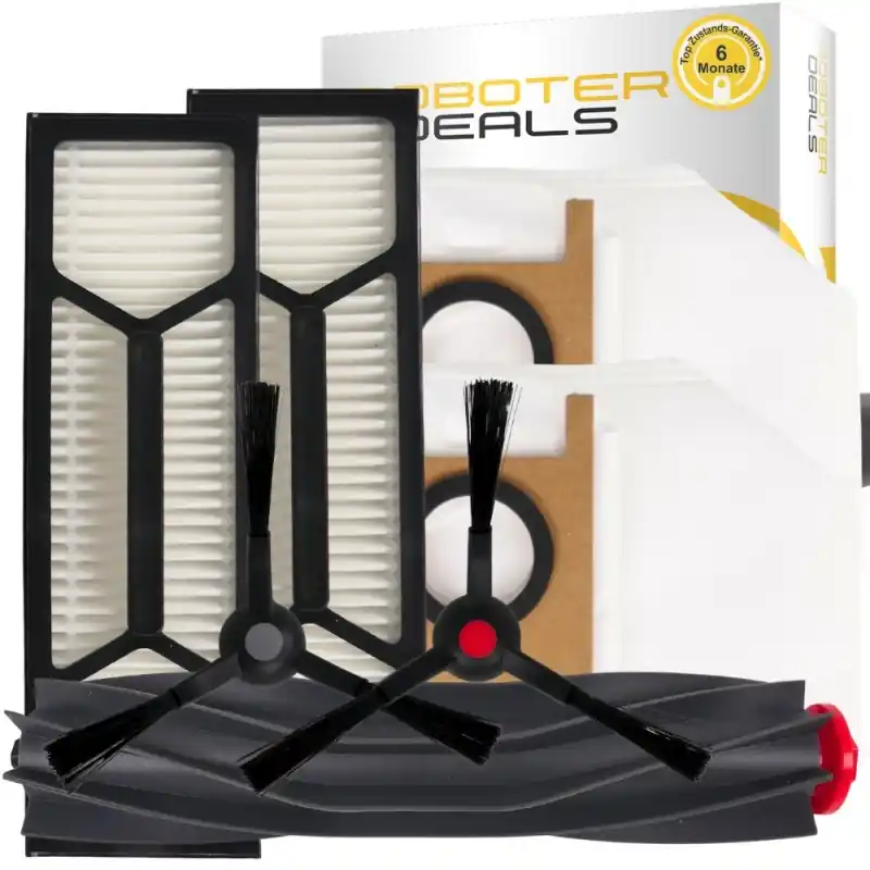 Zubehör Set, Ersatzteile Kit für Eufy S1, S1 Pro, HydroJet (1x Hauptbürste, 2x Filter, 2x Beutel, 2x Seitenbürste) Sonderangebot