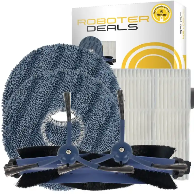 Zubehör Set, Ersatzteile Kit für Eufy Omni C20 (1x Hauptbürste, 2x Filter, 2x Pad, 2x Seitenbürste) Preisknaller