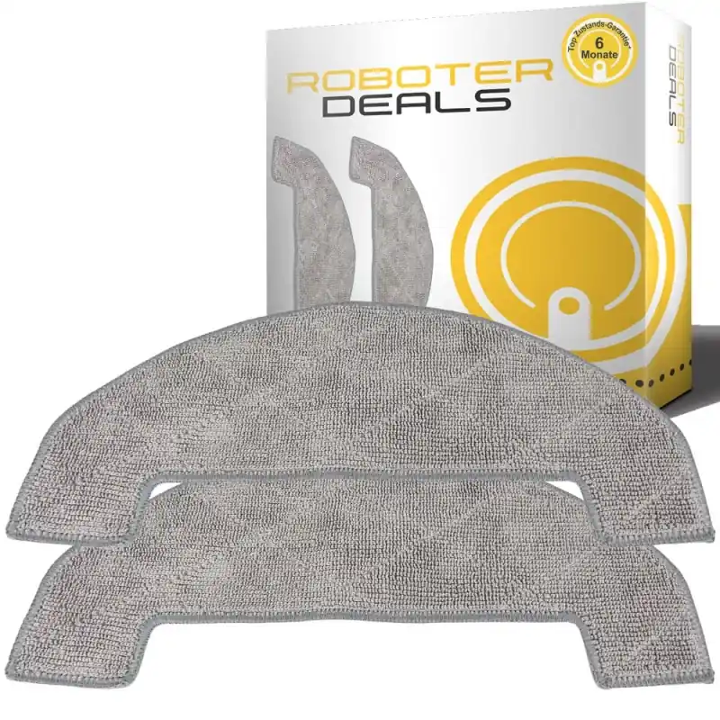 Gratis Versand Mikrofaserpad, Ersatztücher, Wischmopp (2 Stück) für Dreame Mova E20, Mova E20 Plus