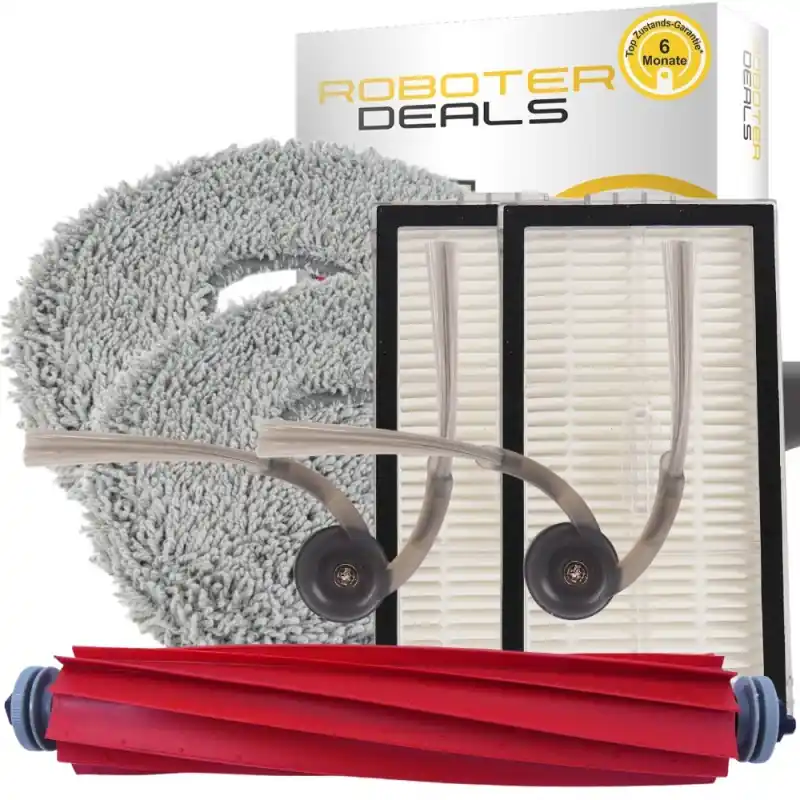 Zubehör Set für Roborock QV 35A / QV 35S – Filter Bürsten Wischpads (7 Teile) Sichere Zahlung