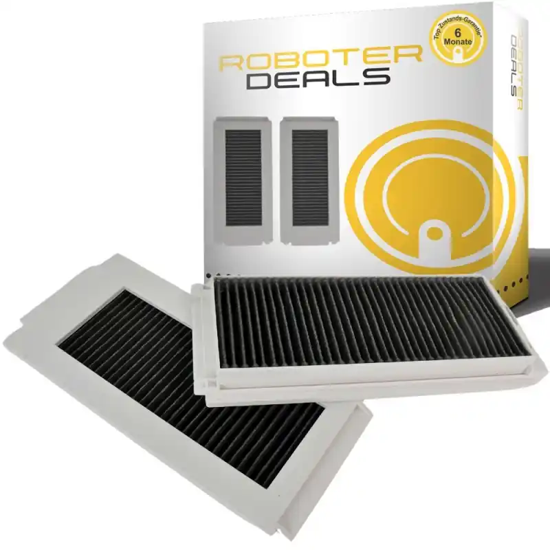 Nur Heute Feinstaubfilter, Ersatzfilter (2 Stück) für Ecovacs Deebot N30 Pro OMNI