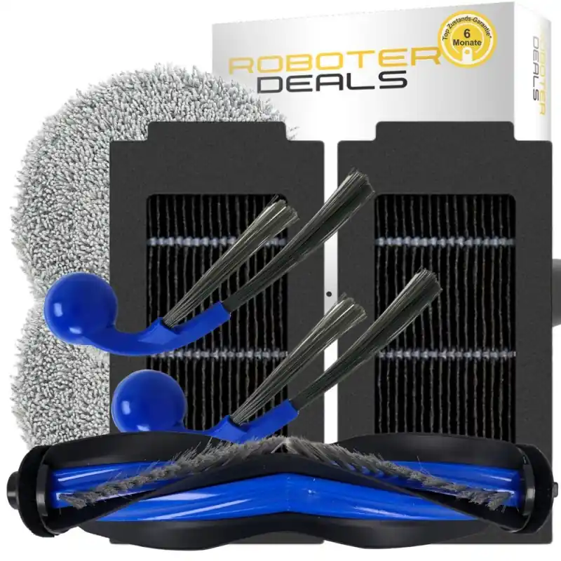 Jetzt Kaufen Zubehör Set für Ecovacs Deebot T30C PRO Omni, T30C, T30C OMNI (2x Filter, 2x Seitenbürste, 2x Pad, 1x Hauptbürste)