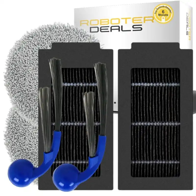 Zubehör Set, Ersatzteile Kit für Ecovacs Deebot T30C PRO Omni, T30C, T30C OMNI (2x Filter, 2x Seitenbürste, 2x Pad) Bestpreis