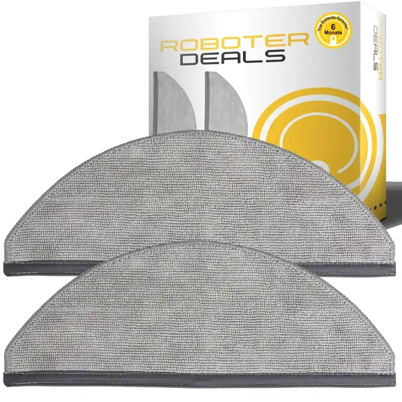 Wischpads, Mikrofasertücher, Mopp (2 Stück) für Roborock Q10 S5 u. S5 Plus Expressversand