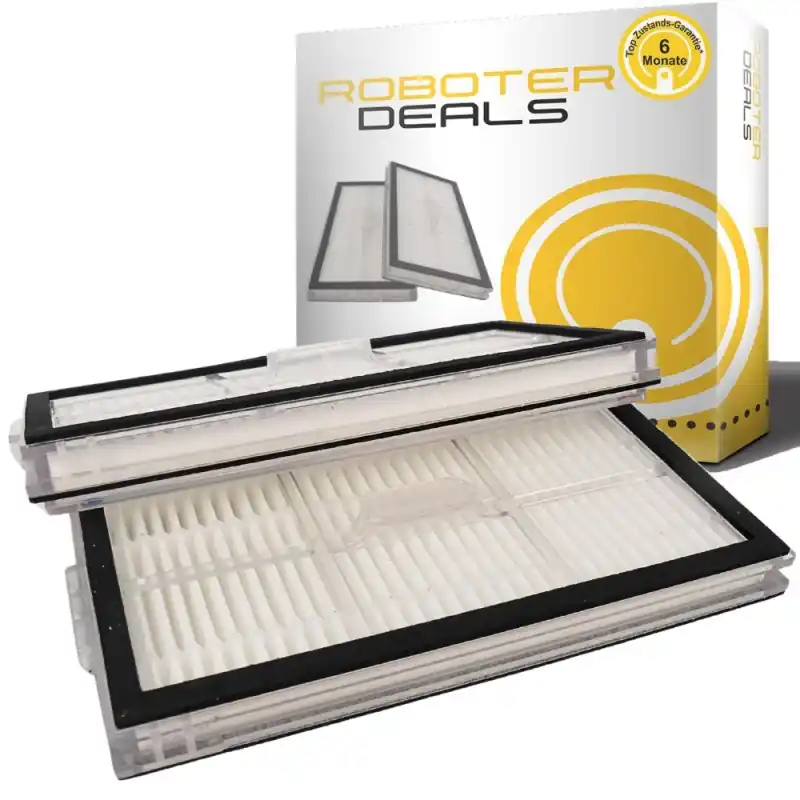 Aktuell Feinstaubfilter, Ersatzfilter, Luftfilter (2 Stück) für Roborock Qrevo CurvX