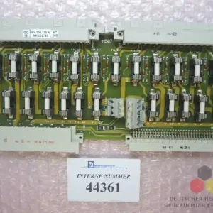 Rabatt Modul +B07, SN. 204179 A, ARB 800, Verteilerkarte