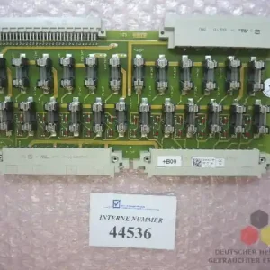 Modul +B09, SN. 122103 A, ARB 651, Verteilerkarte Finale Aktion