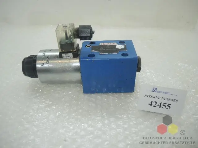 4/2 Wegeventil, Rexroth Nr. 5-4WE10G41A33/CG24N9K4 Kostenfreie Lieferung